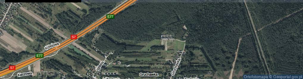 Zdjęcie satelitarne Kostomłoty Pierwsze ul.